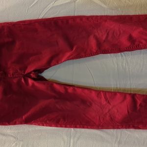 H&M Red 5 Pocket Pants size 6/7